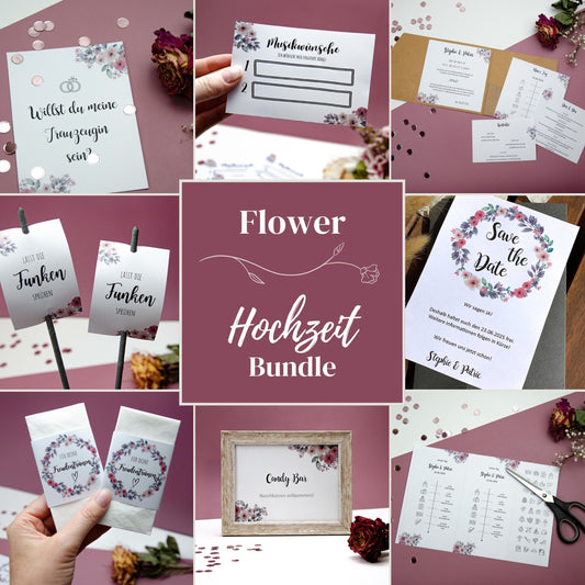 Hochzeits-Bundle Download Flowers