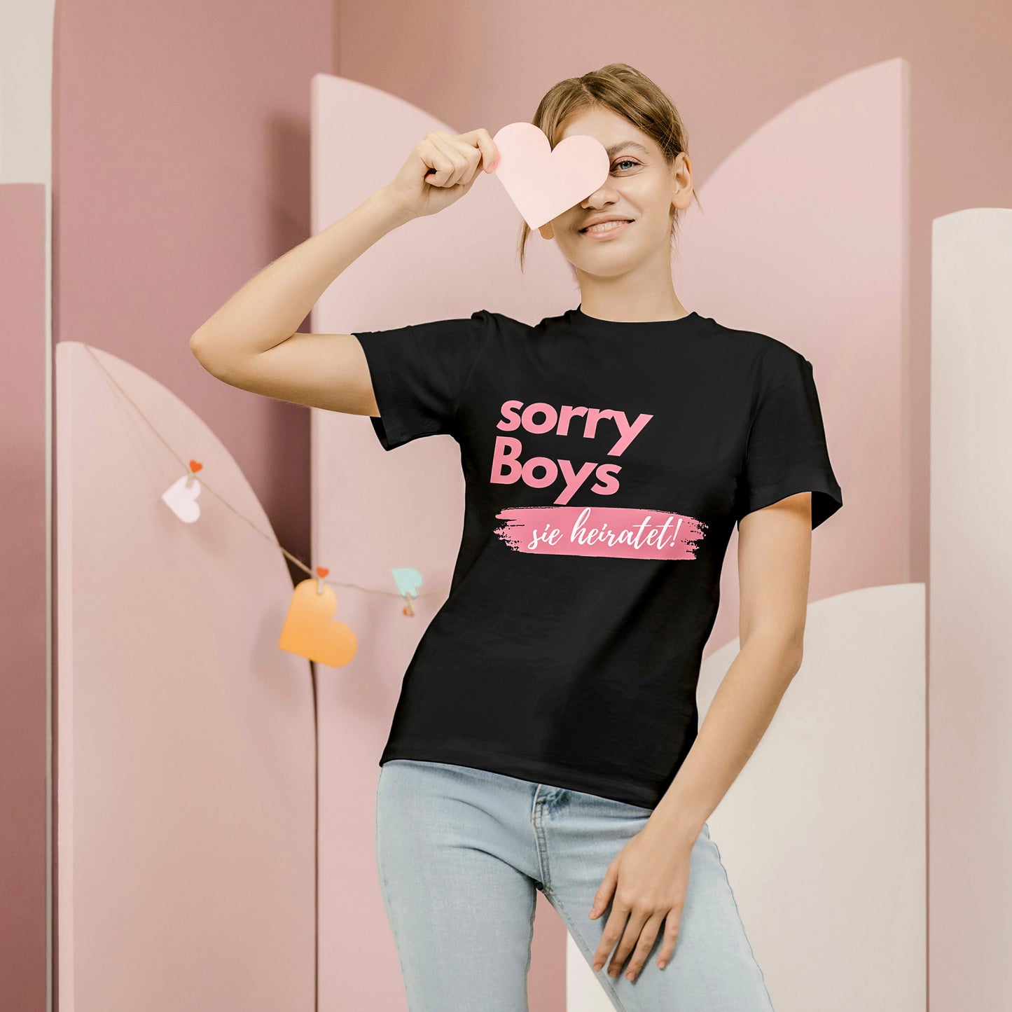 JGA Shirt Unisex Sorry Boys sie heiratet - für die Freundinnen / Freunde