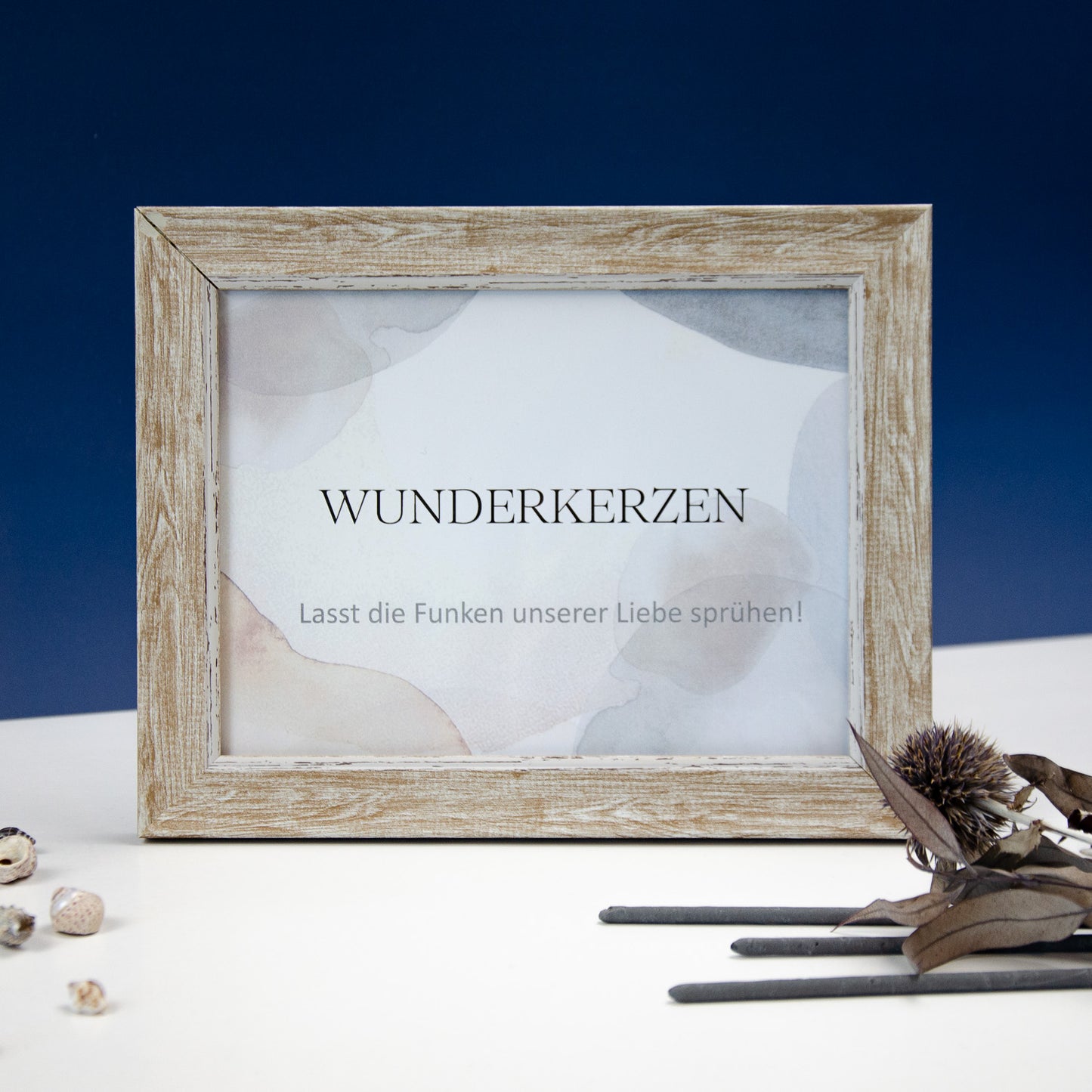 Personalisierbare Vorlage Hinweisschilder Watercolor