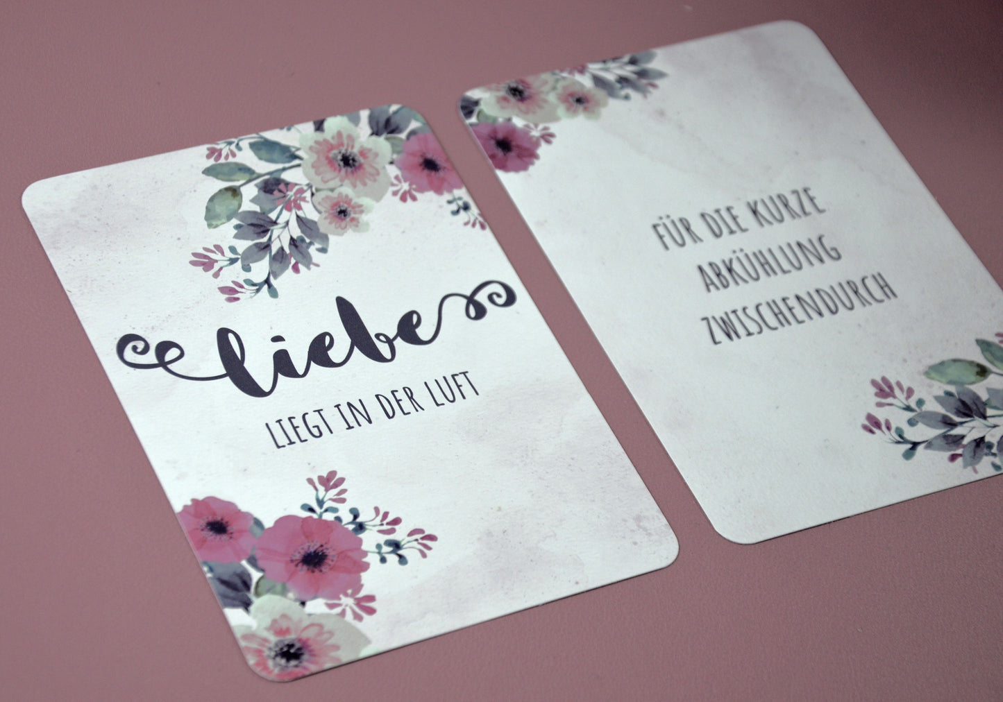 Fächer Bastelset für die Hochzeit (30er Set Handfächer) im Vintage Blumen Design