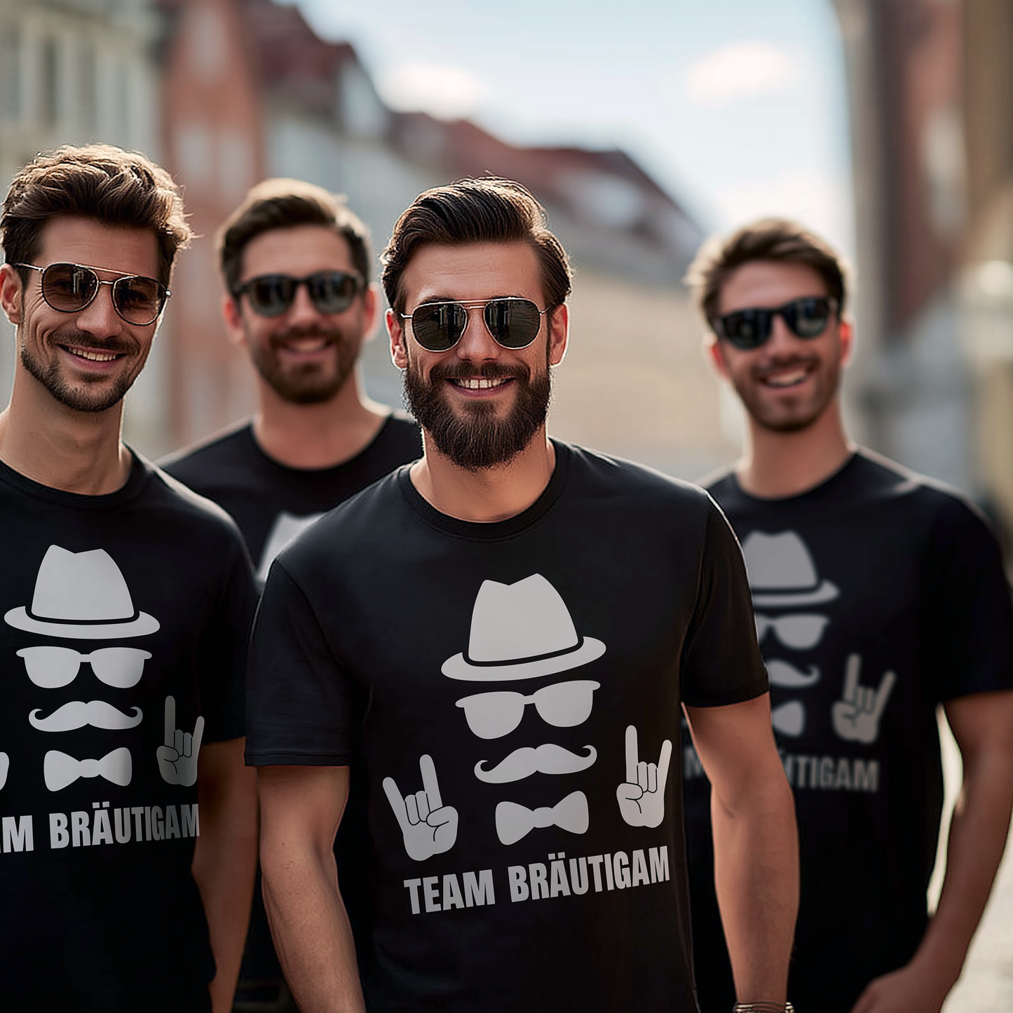 JGA Shirt Männer - Team Bräutigam Unisex