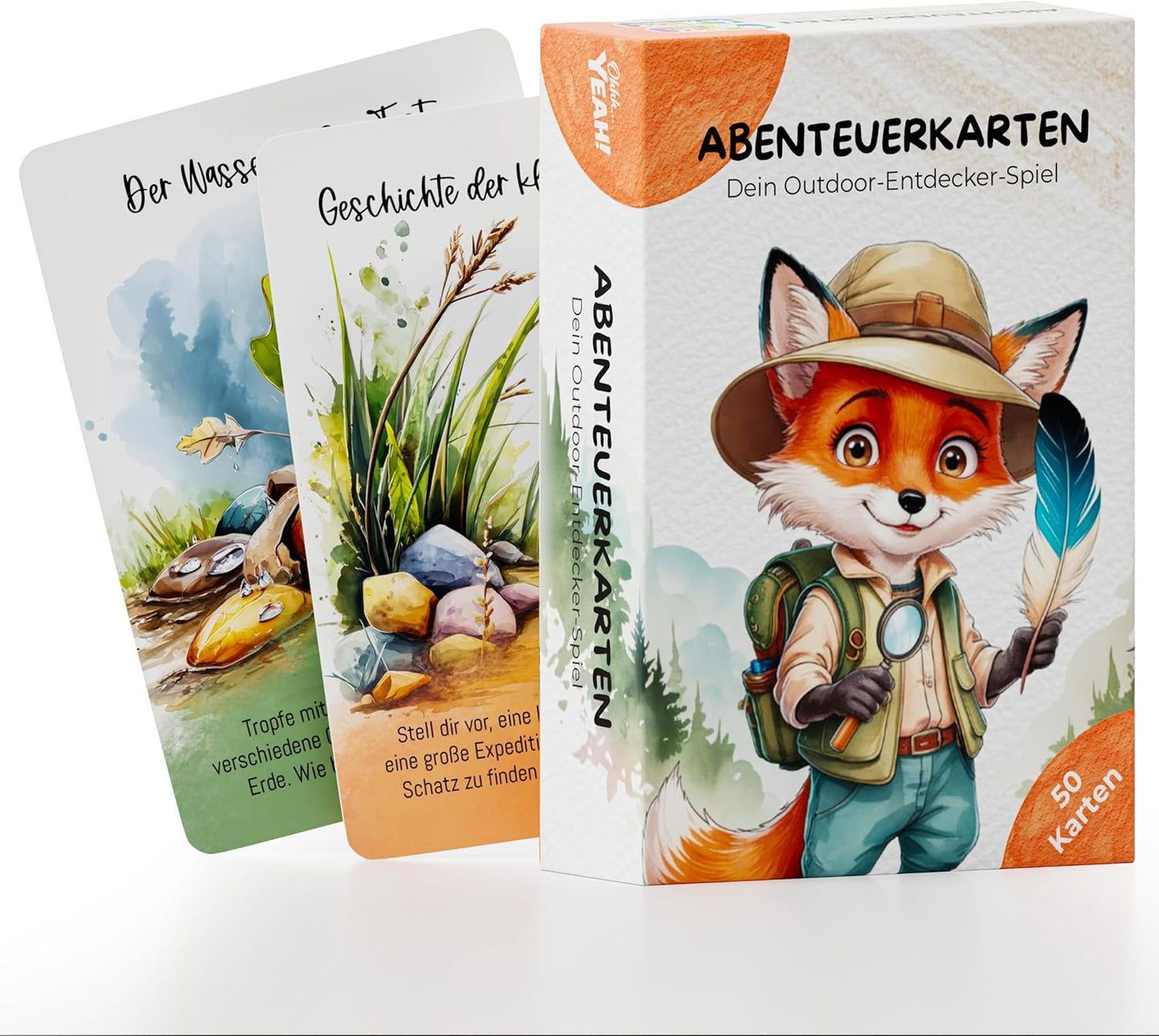 Abenteuerkarten für Kinder | 50 Entdeckerkarten für kleine Naturforscher