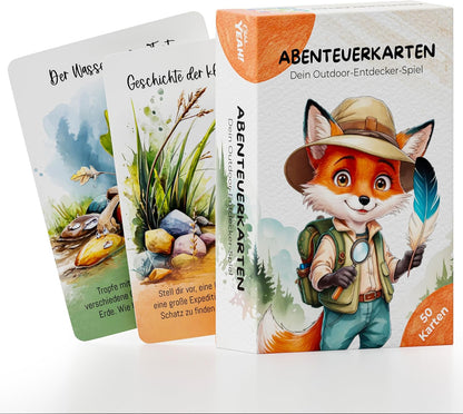 Abenteuerkarten für Kinder | 50 Entdeckerkarten für kleine Naturforscher