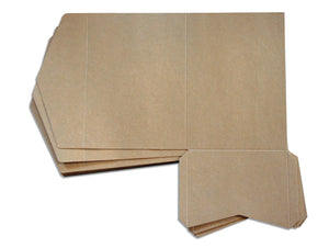 Pocketfold Set Kraftpapier B6 mit passenden Umschlägen für deine Hochzeitseinladung!